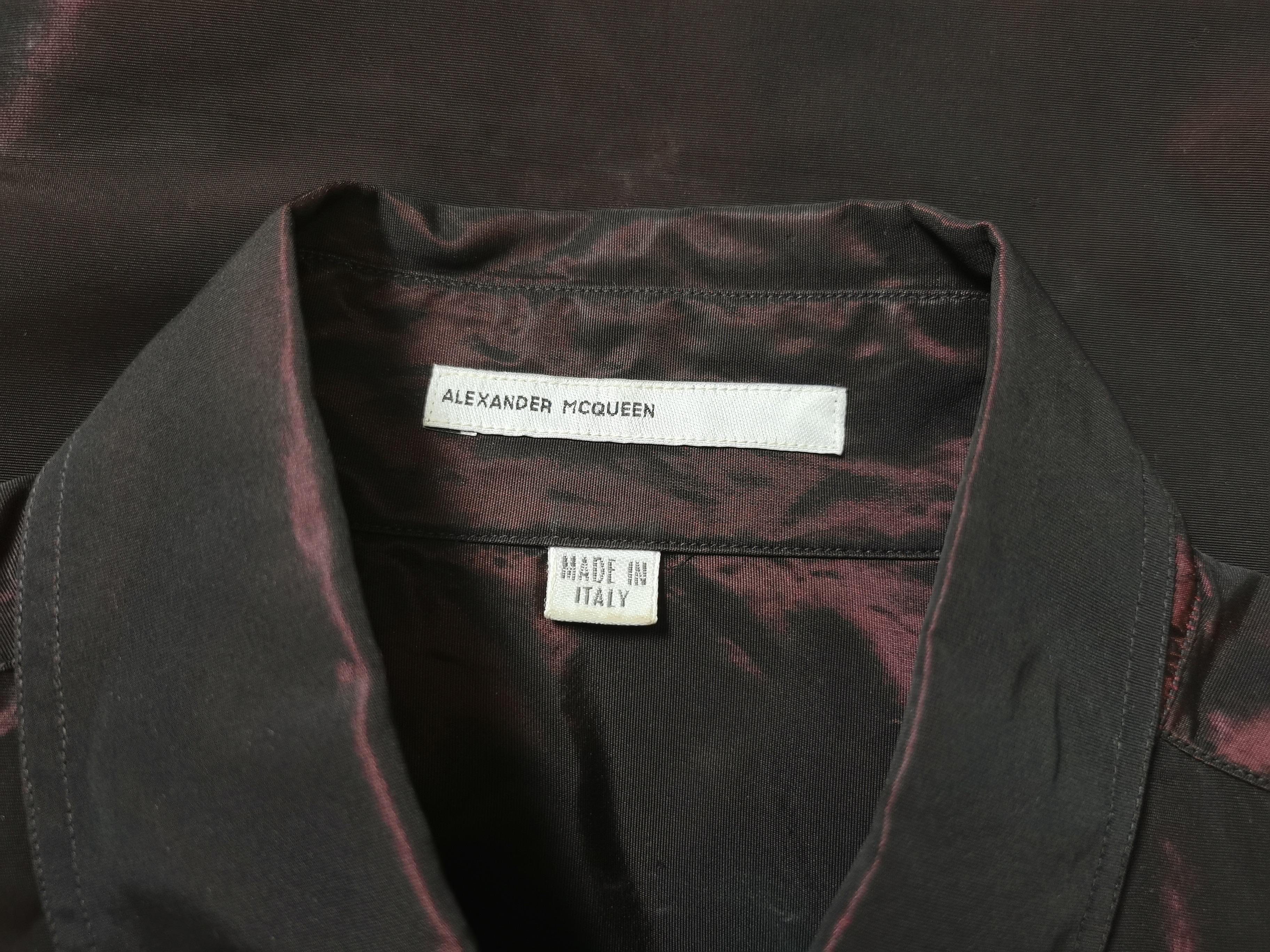 Alexander McQueen Two Tone Fitted Shirt 1996 For Sale 4