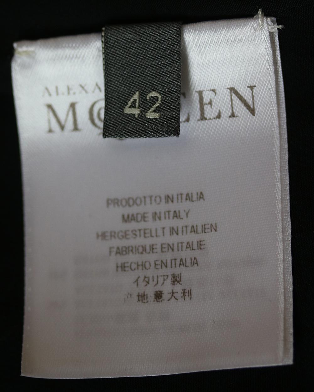 Alexander McQueen Underwired Crepe Corset Top In New Condition In London, GB
