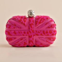 ALEXANDER MCQUEEN Union Jack Skull Clutch bag