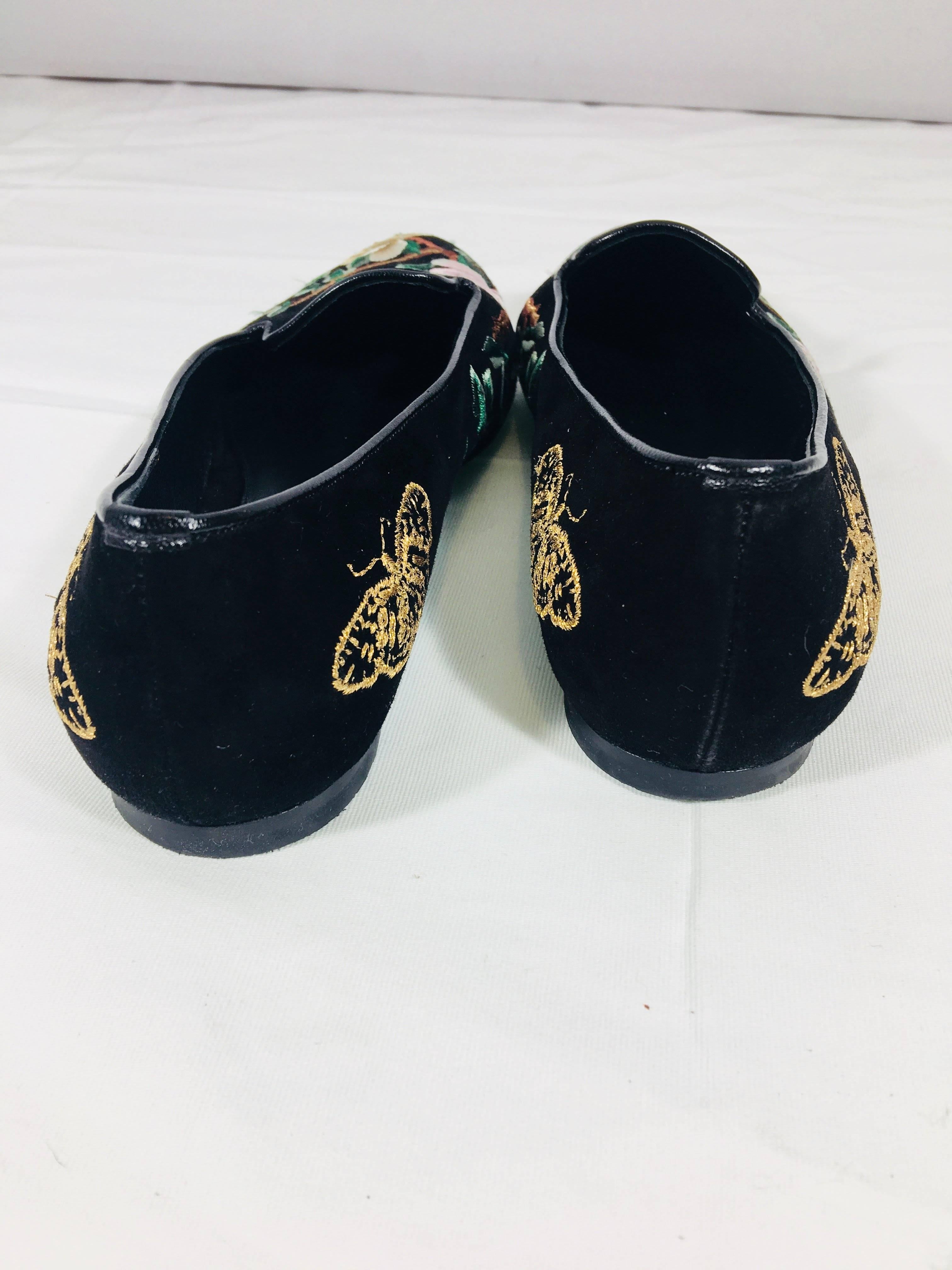 Alexander McQueen Velvet Loafers 1