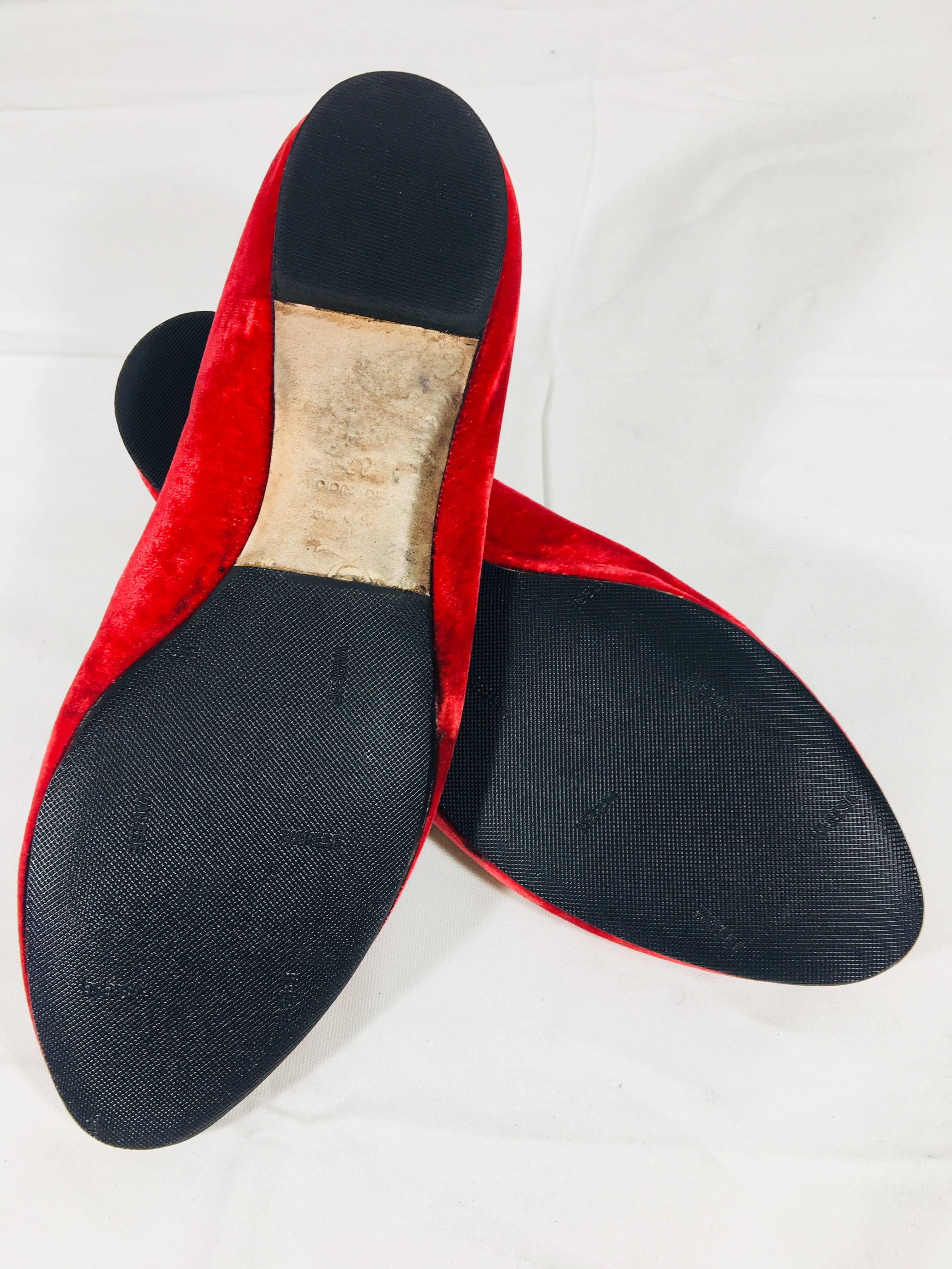 Women's Alexander McQueen Velvet Loafers