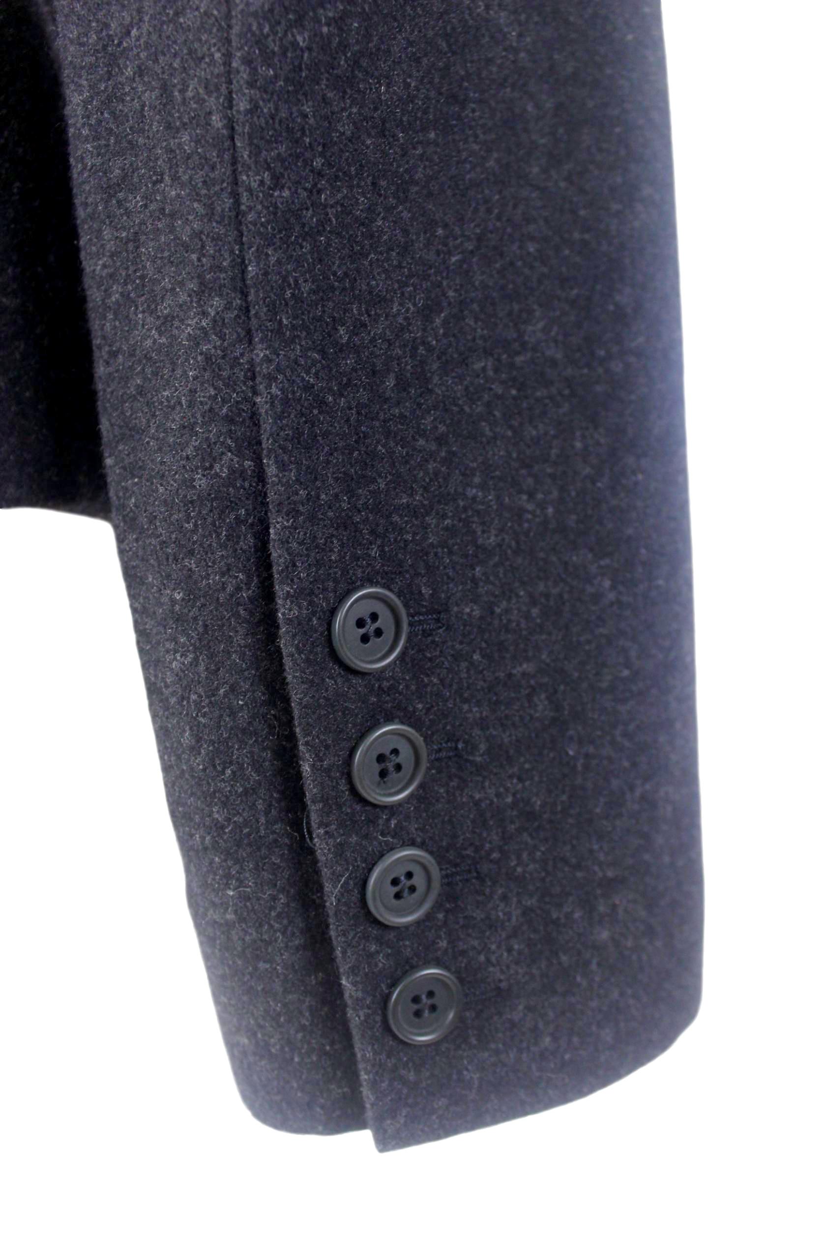 Alexander McQueen Vintage Black Wool and Cashmere Jacket For Sale 4