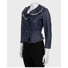 Alexander McQueen Vintage By Veste en cuir  Sz.XS
