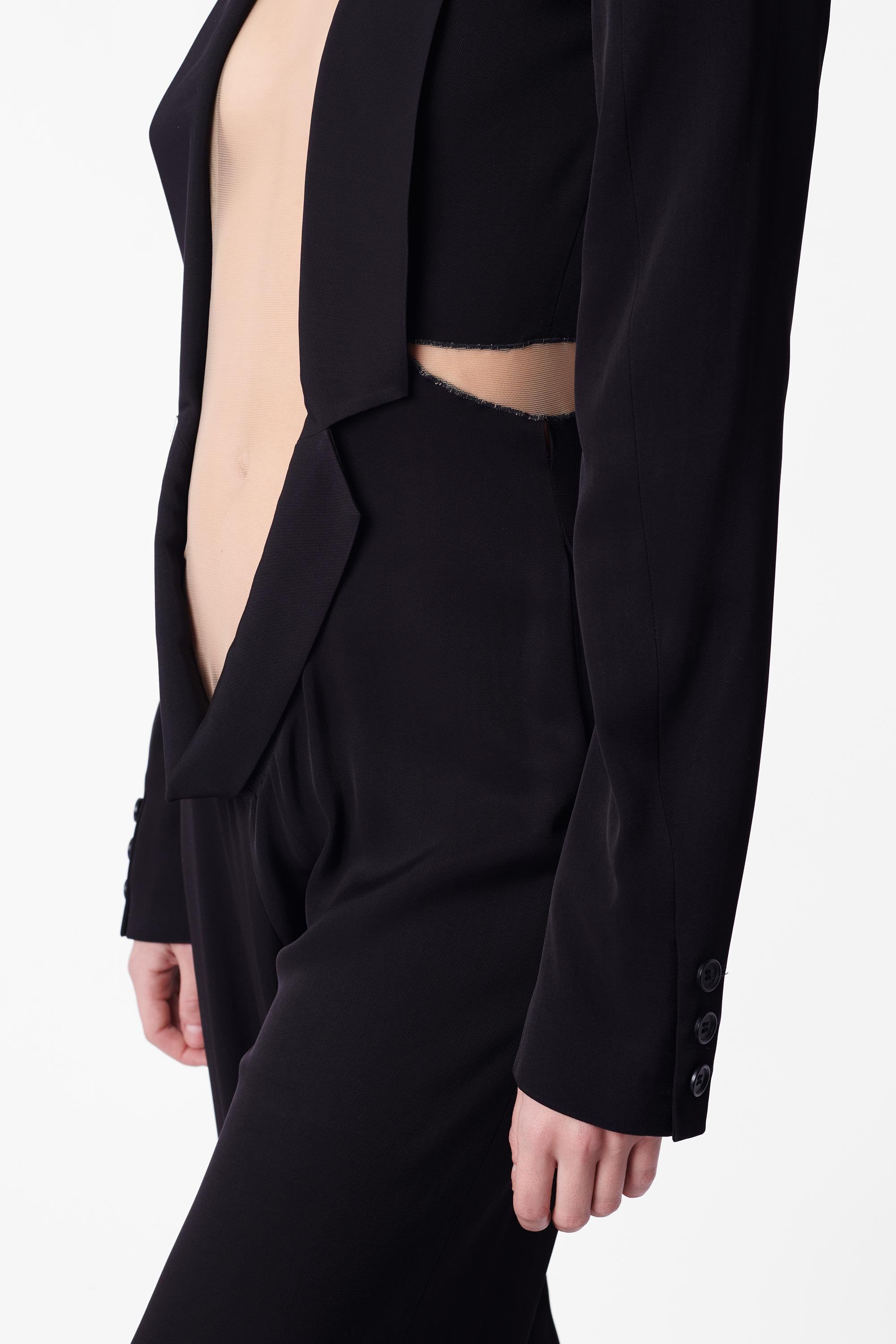 Women's or Men's Alexander McQueen Vintage S/S 1997 ‘La Poupée’ Runway Black Jumpsuit