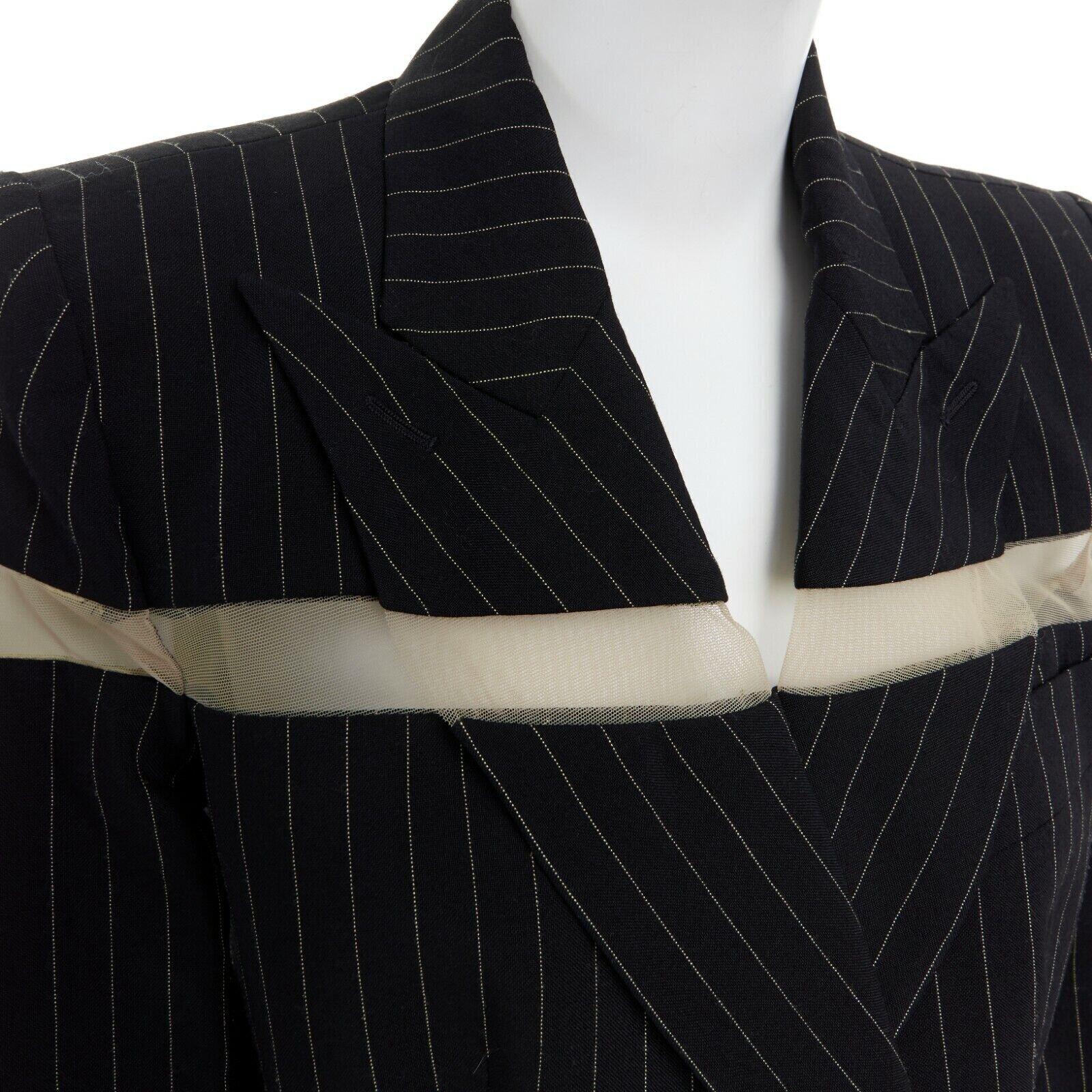 ALEXANDER MCQUEEN Vintage SS98 vintage deconstructed jacket pant suit IT46 L 2