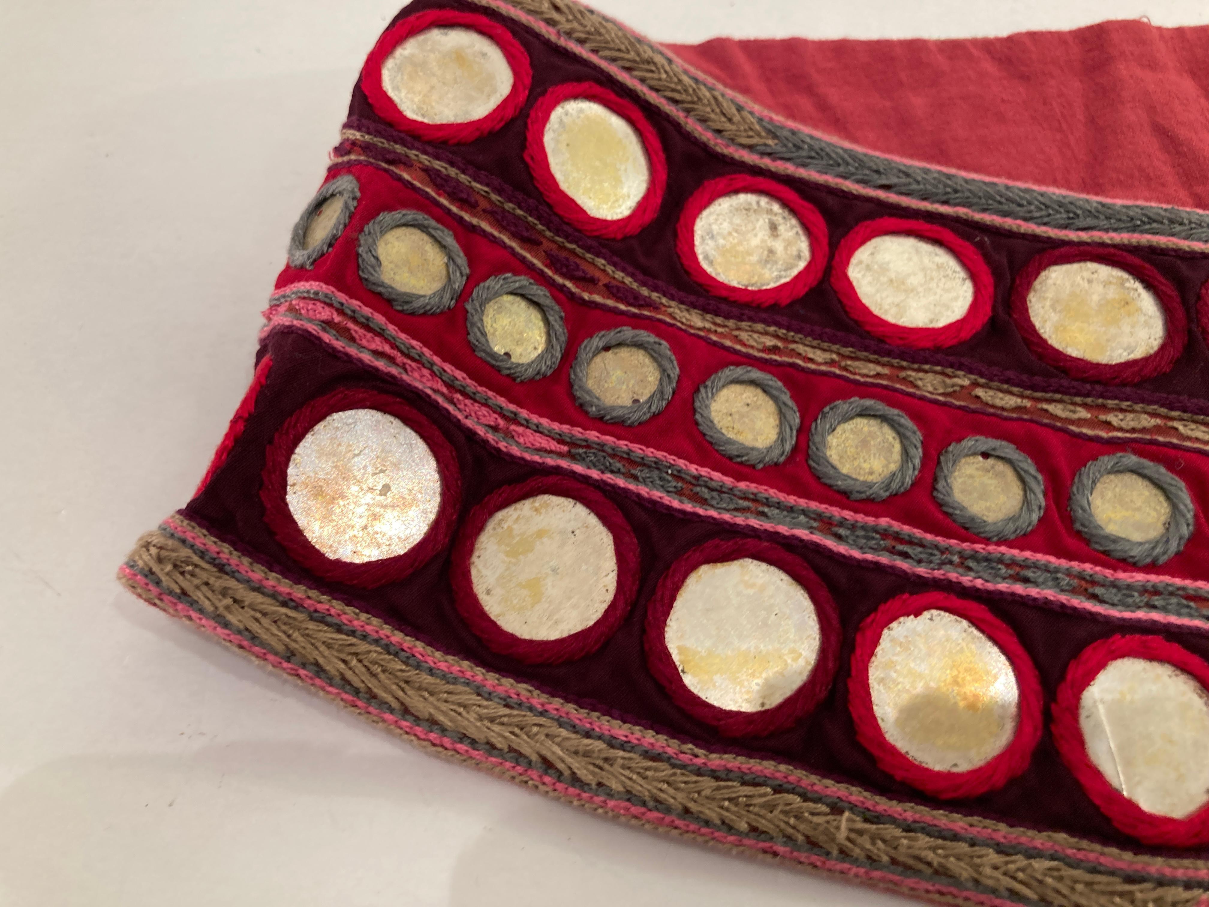 Alexander McQueen Waist Belt Cotton Embroidered India Inspired For Sale 4