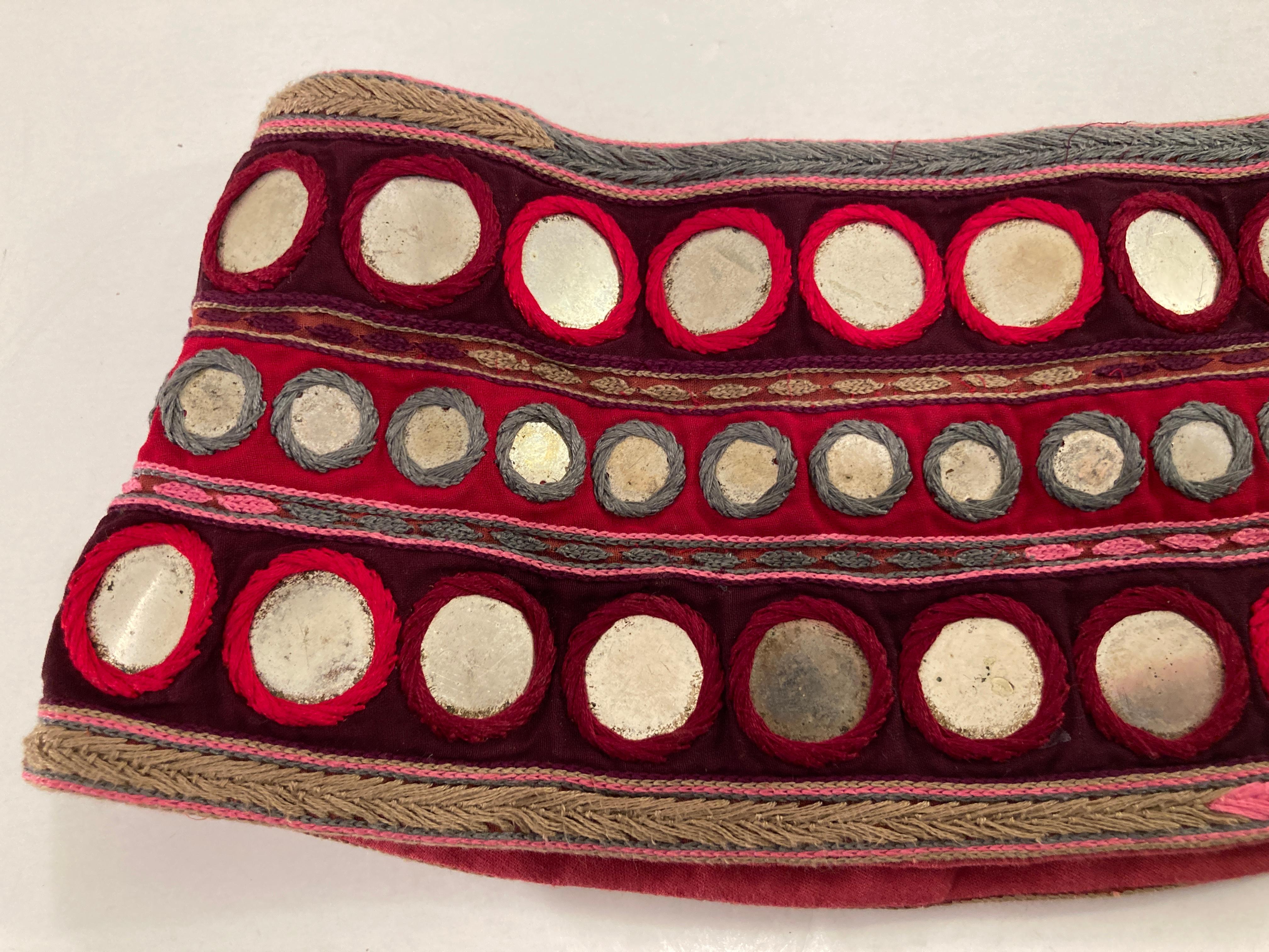 Moorish Alexander McQueen Waist Belt Cotton Embroidered India Inspired For Sale