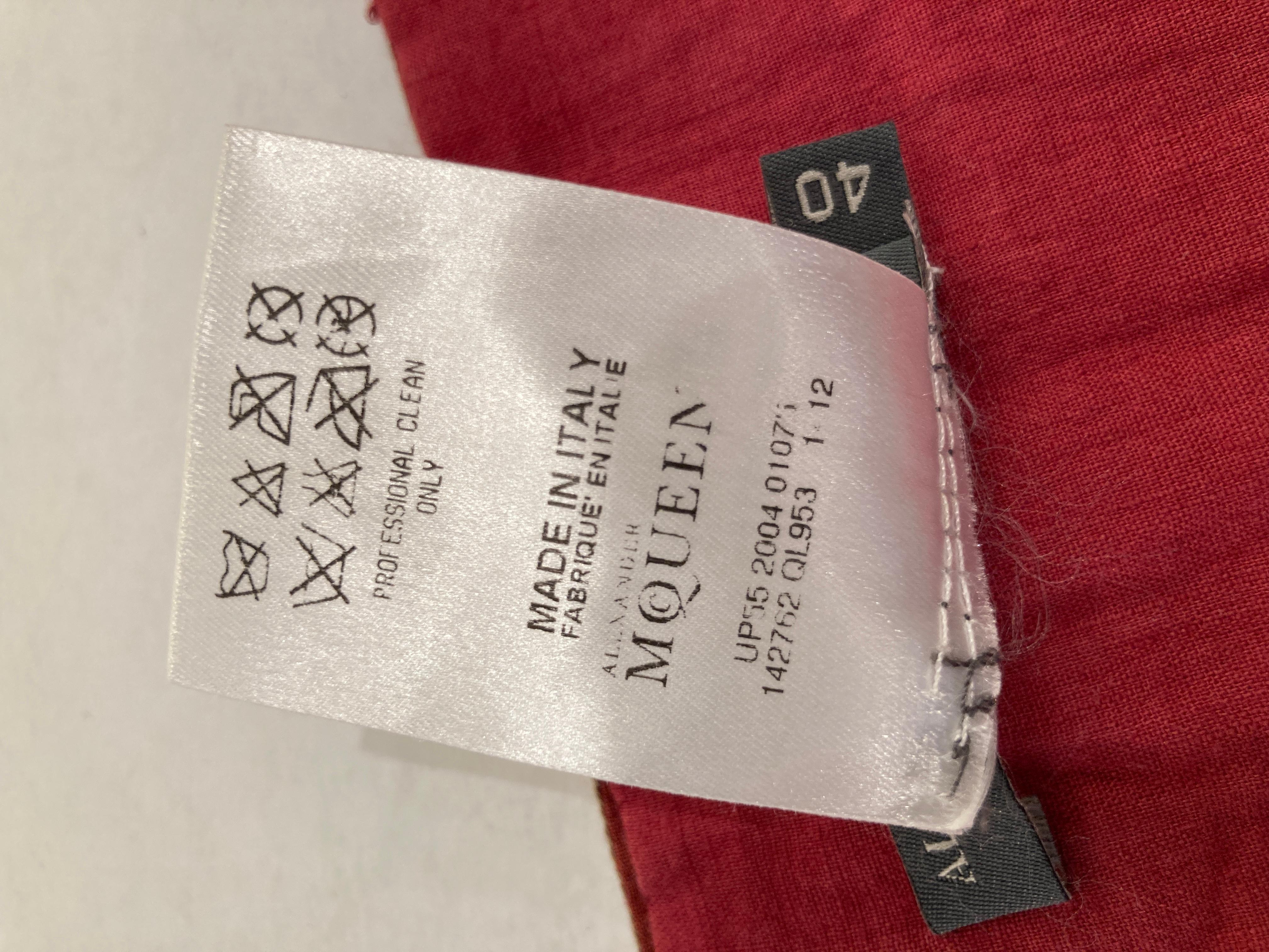 Alexander McQueen Taille Gürtel aus bestickter Baumwolle, indisch inspiriert im Angebot 2