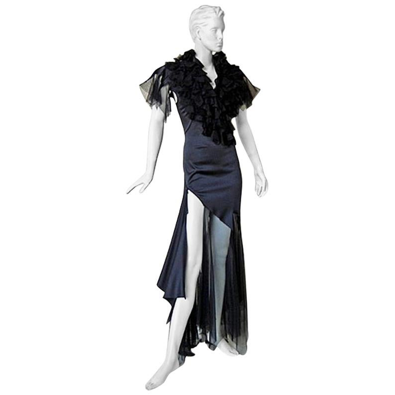 Alexander McQueen "What a Merry Go Round" Abendkleid mit Spiralreißverschluss  NEU