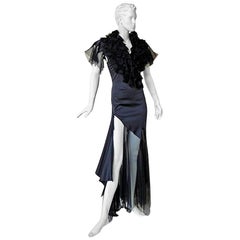Alexander McQueen "What a Merry Go Round" Abendkleid mit Spiralreißverschluss  NEU