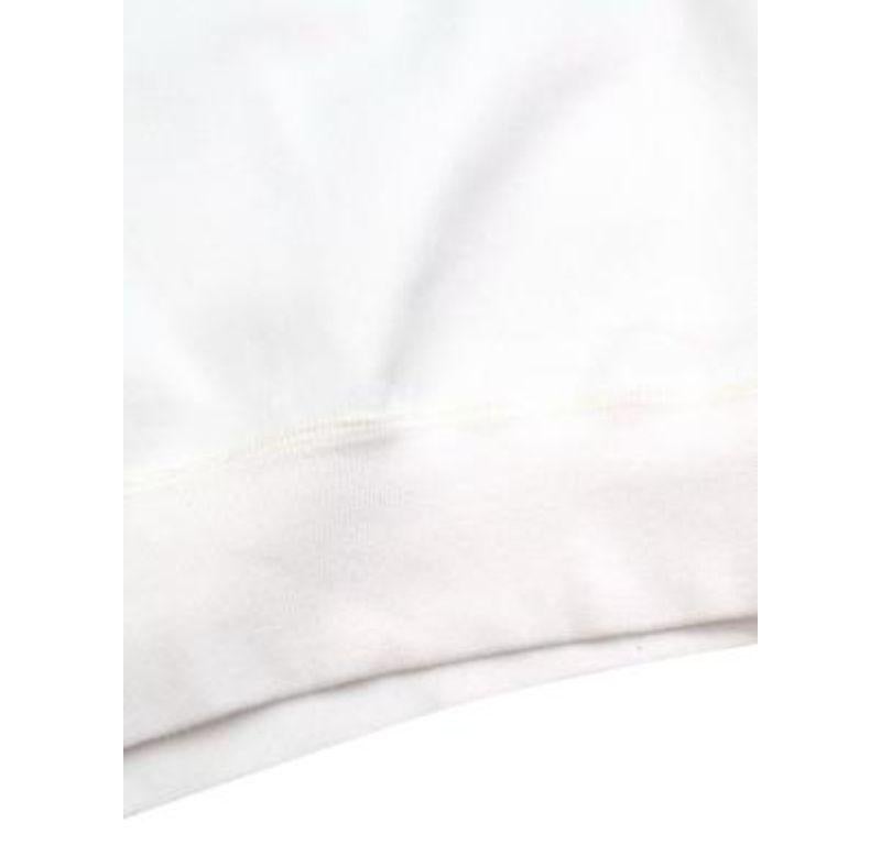 Alexander McQueen White Cotton Top For Sale 1