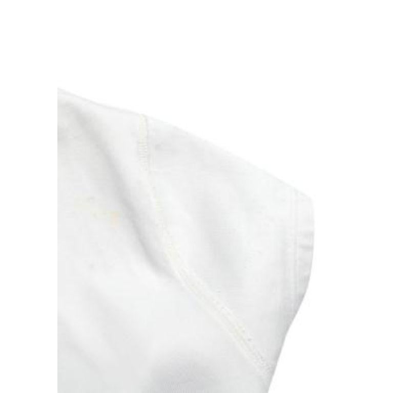 Alexander McQueen White Cotton Top For Sale 3