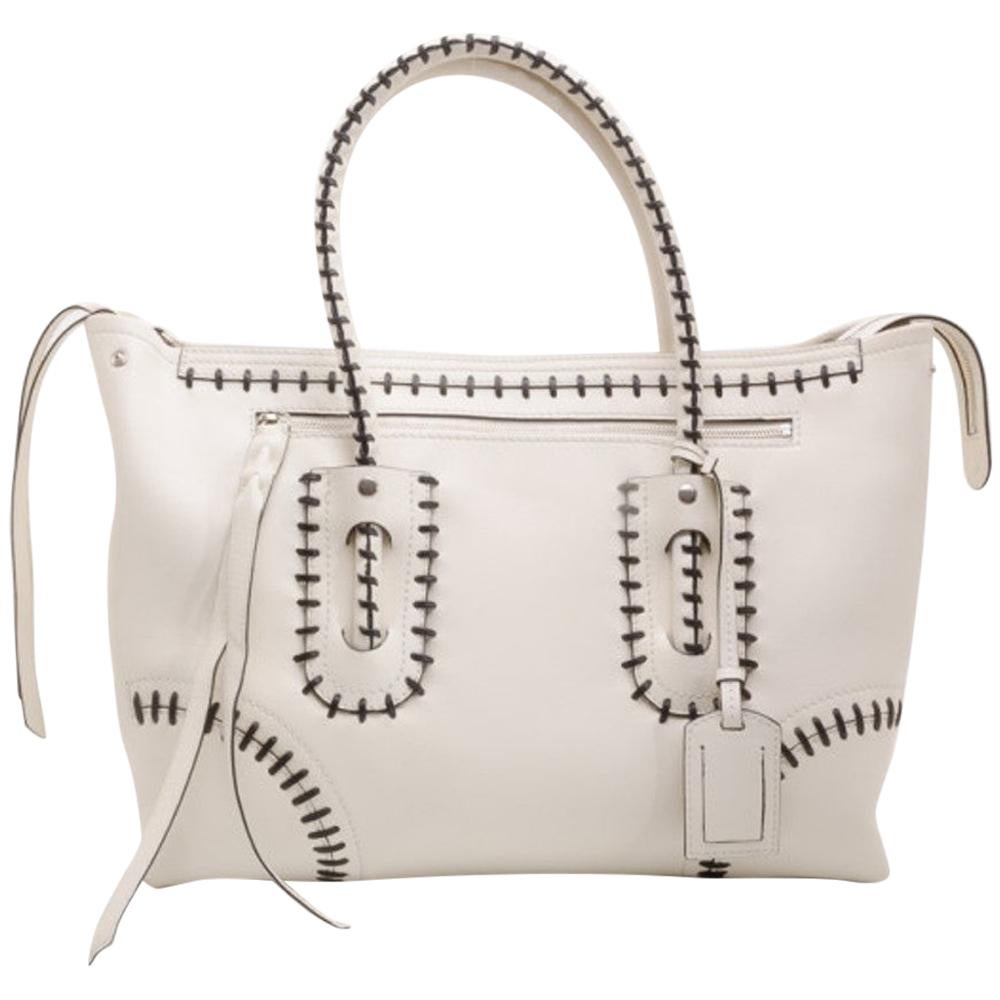 Alexander McQueen Black Leather Skull Padlock Tote For Sale at 1stDibs