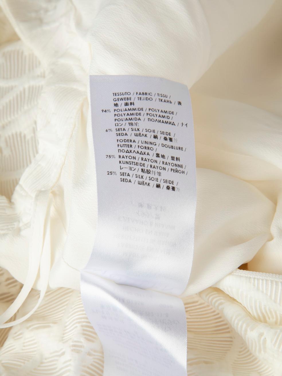 Alexander McQueen White Heart Jacquard Maxi Dress Size XS 3