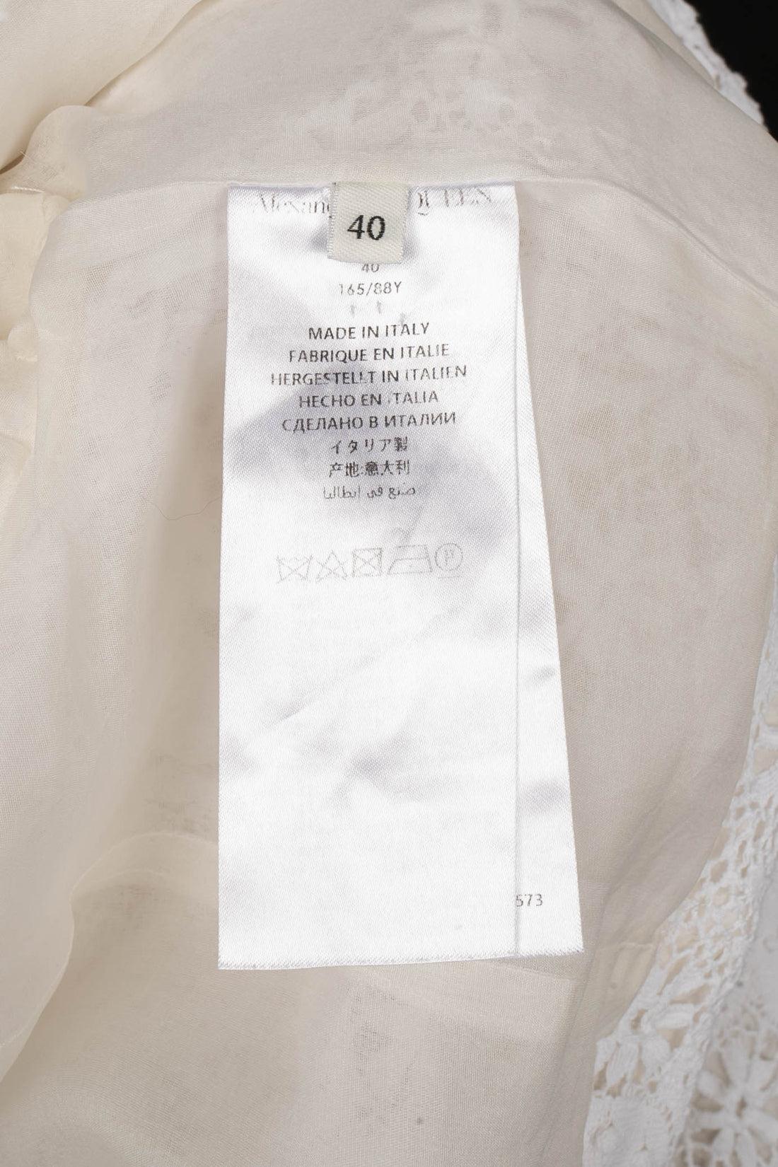 Alexander McQueen White Lace Set, 2020 12