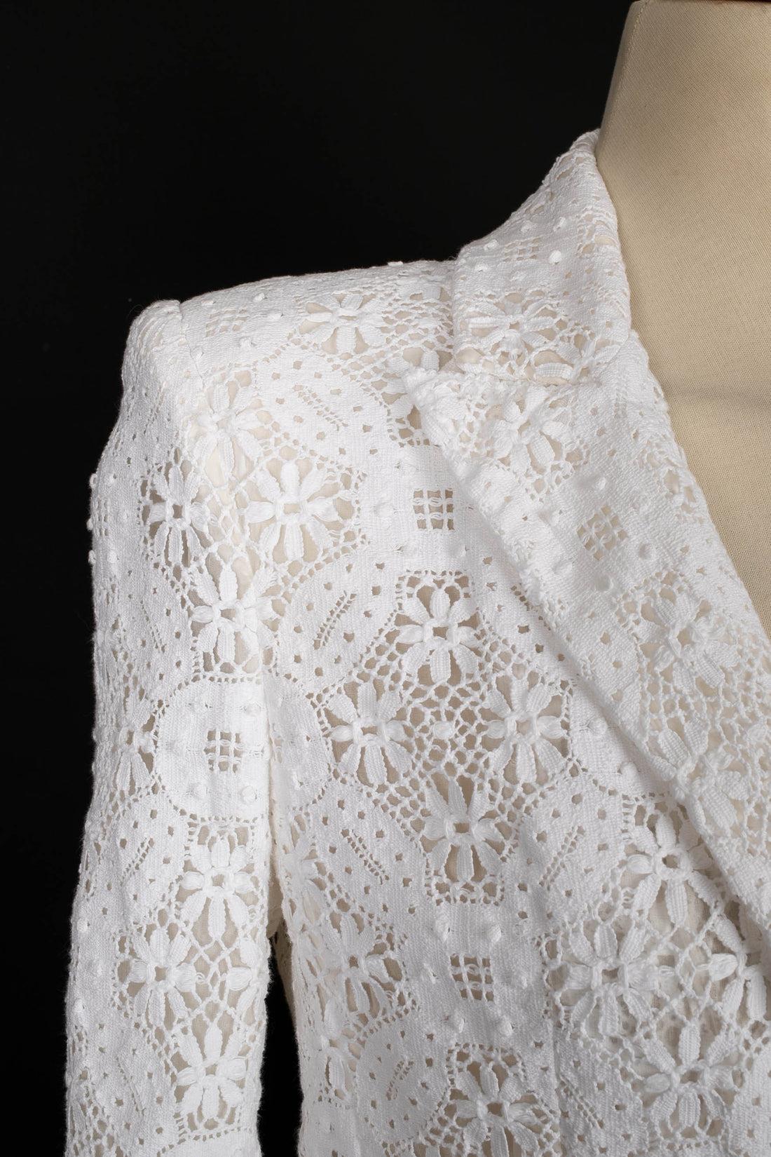 Alexander McQueen White Lace Set, 2020 4