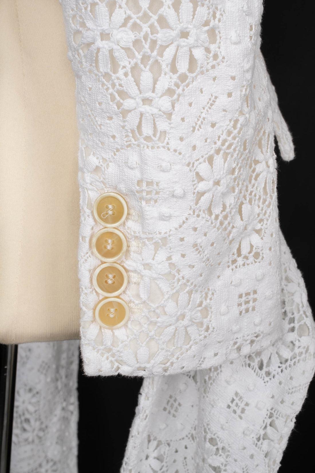 Alexander McQueen White Lace Set, 2020 5