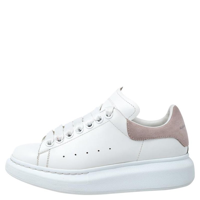 alexander mcqueen white platform sneakers