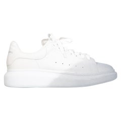 Alexander McQueen White Leather Ombré Oversize Trainers Size IT 42