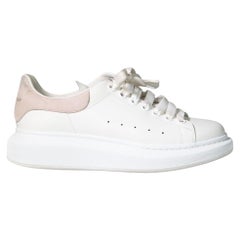 Alexander McQueen White Leather Oversize Chunky Trainers Size IT 40