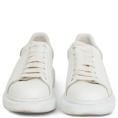 ALEXANDER MCQUEEN white leather OVERSIZED Sneakers Shoes 37.5
