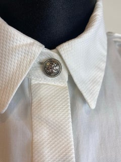 Alexander McQueen white midi dress.