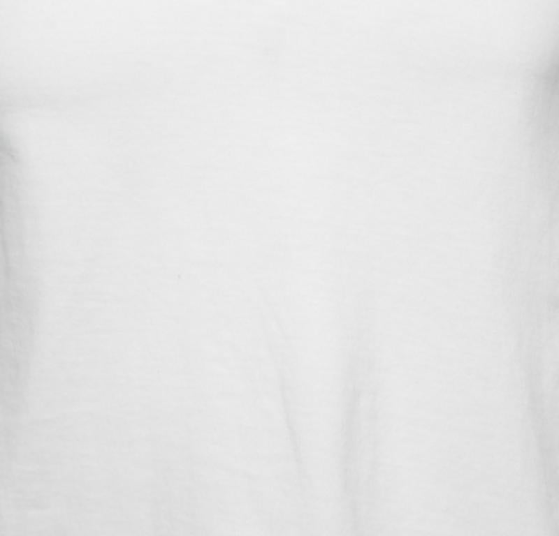 Grigio Alexander McQueen Maglietta in cotone con stampa serpente e scollo a V XS in vendita