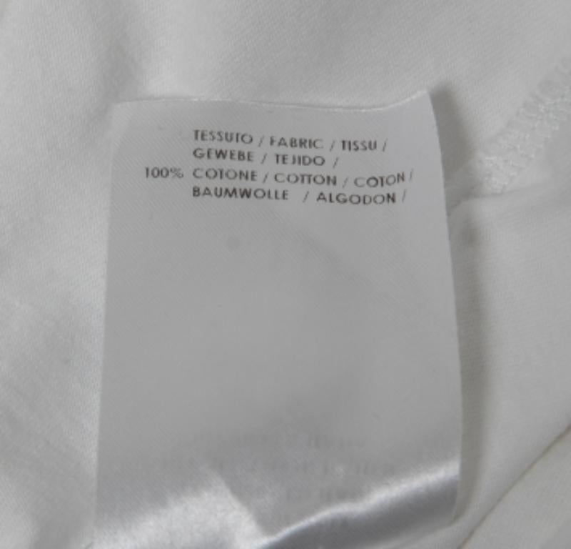 Alexander McQueen Maglietta in cotone con stampa serpente e scollo a V XS In condizioni buone in vendita a Dubai, Al Qouz 2