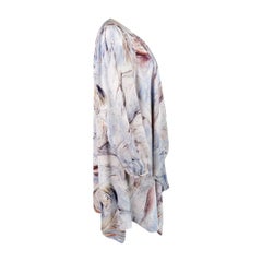 Alexander McQueen William Blake Dante Print Draped Dress