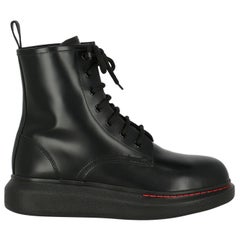 Alexander Mcqueen Women Ankle boots Black Leather EU 38.5