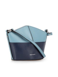 Alexander McQueen Women's Blue Leather Crossbody Bag