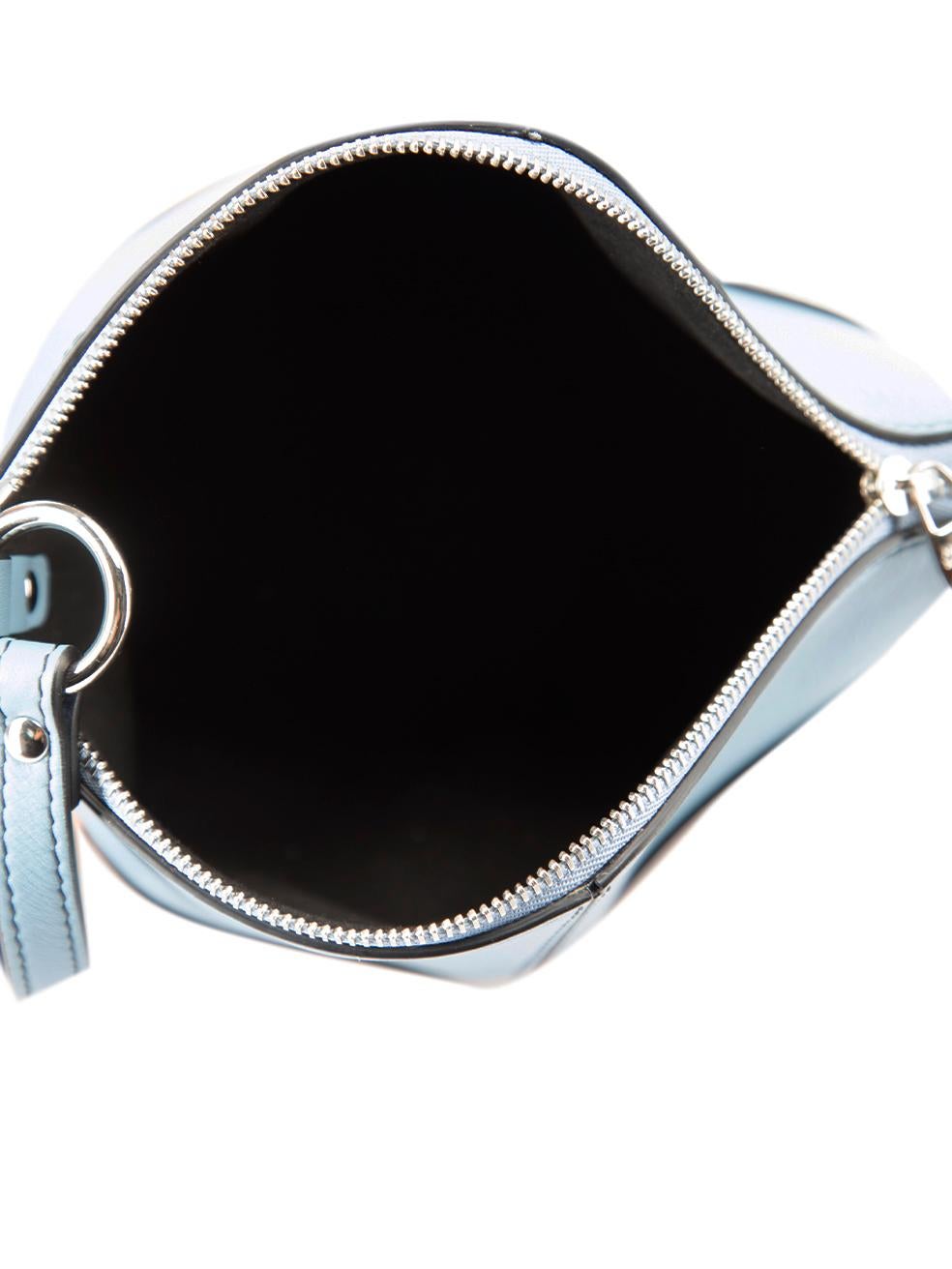 Alexander McQueen Women's Blue Leather Crossbody Bag For Sale 2