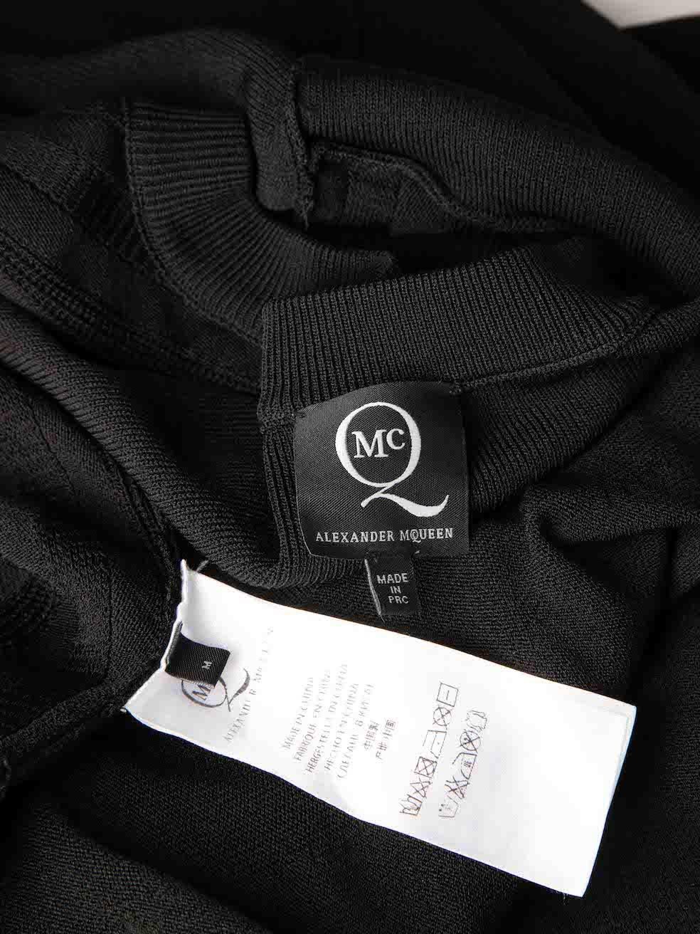 Alexander McQueen Women's McQ Black Knit Mini Dress 1