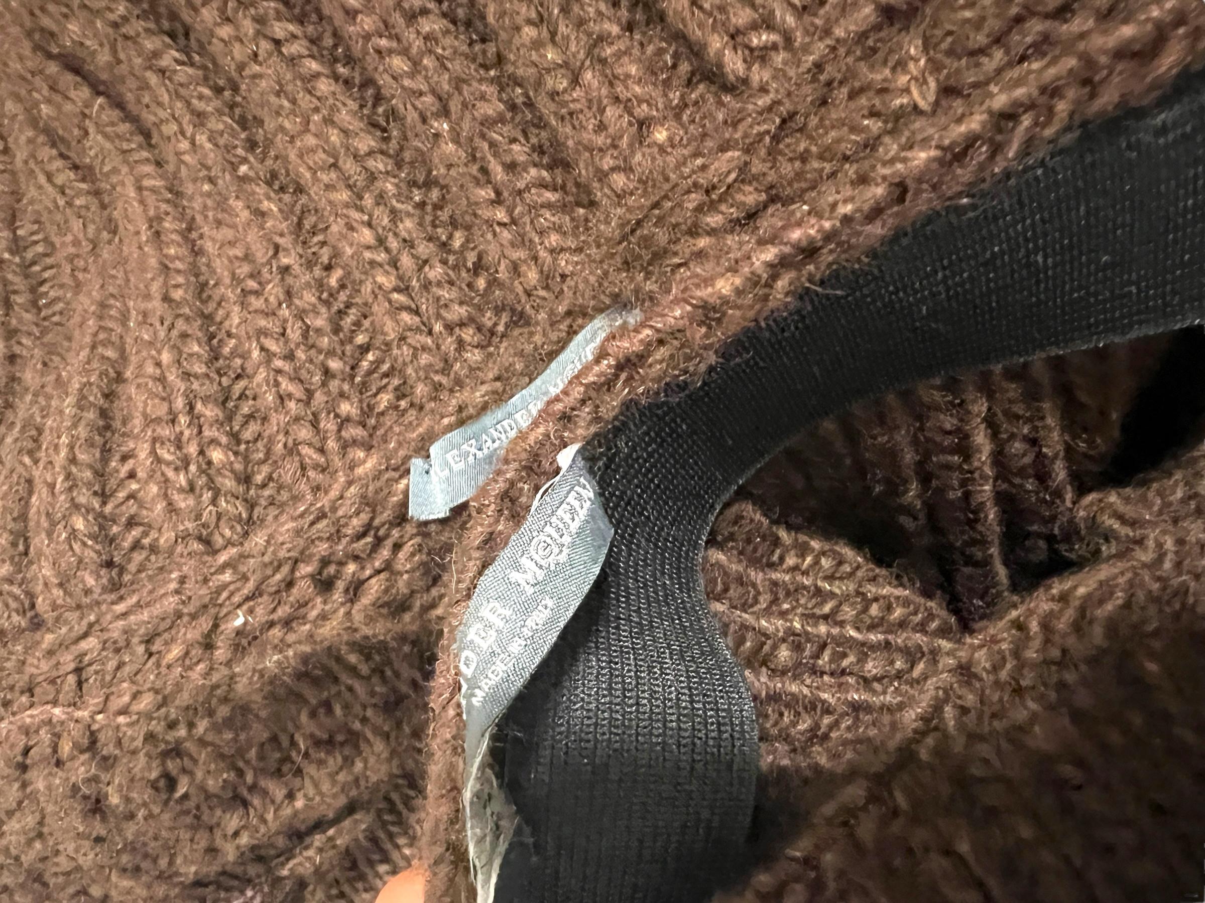 Ensemble en laine et alpaga appliqué, Alexander McQueen, automne/hiver 2005 en vente 5