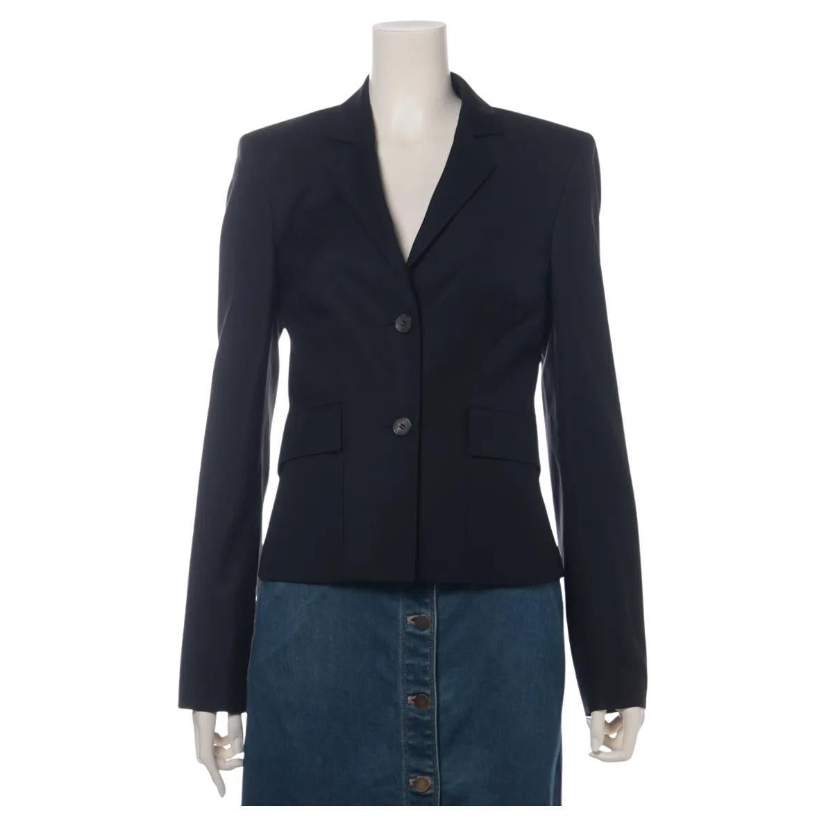 Alexander McQueen Wool Tailored Jacket Black