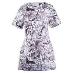 Alexander McQueen x Yoshiyasu Tamura Manga Print Mini Dress - '00s