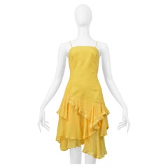 Alexander Mcqueen Yellow Dress Hunger Collection 1995-96