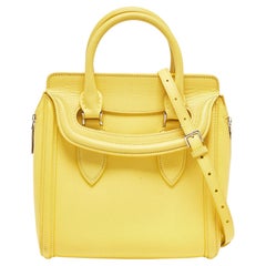 Used Alexander McQueen Yellow Leather Small Heroine Satchel