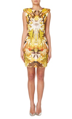 Alexander McQueen, Yellow print dress, Spring/Summer 2009