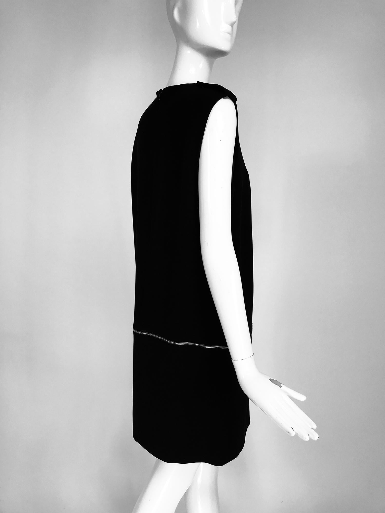 Alexander McQueen Zip-Off Detail Jewel Neck Dress In Excellent Condition In West Palm Beach, FL