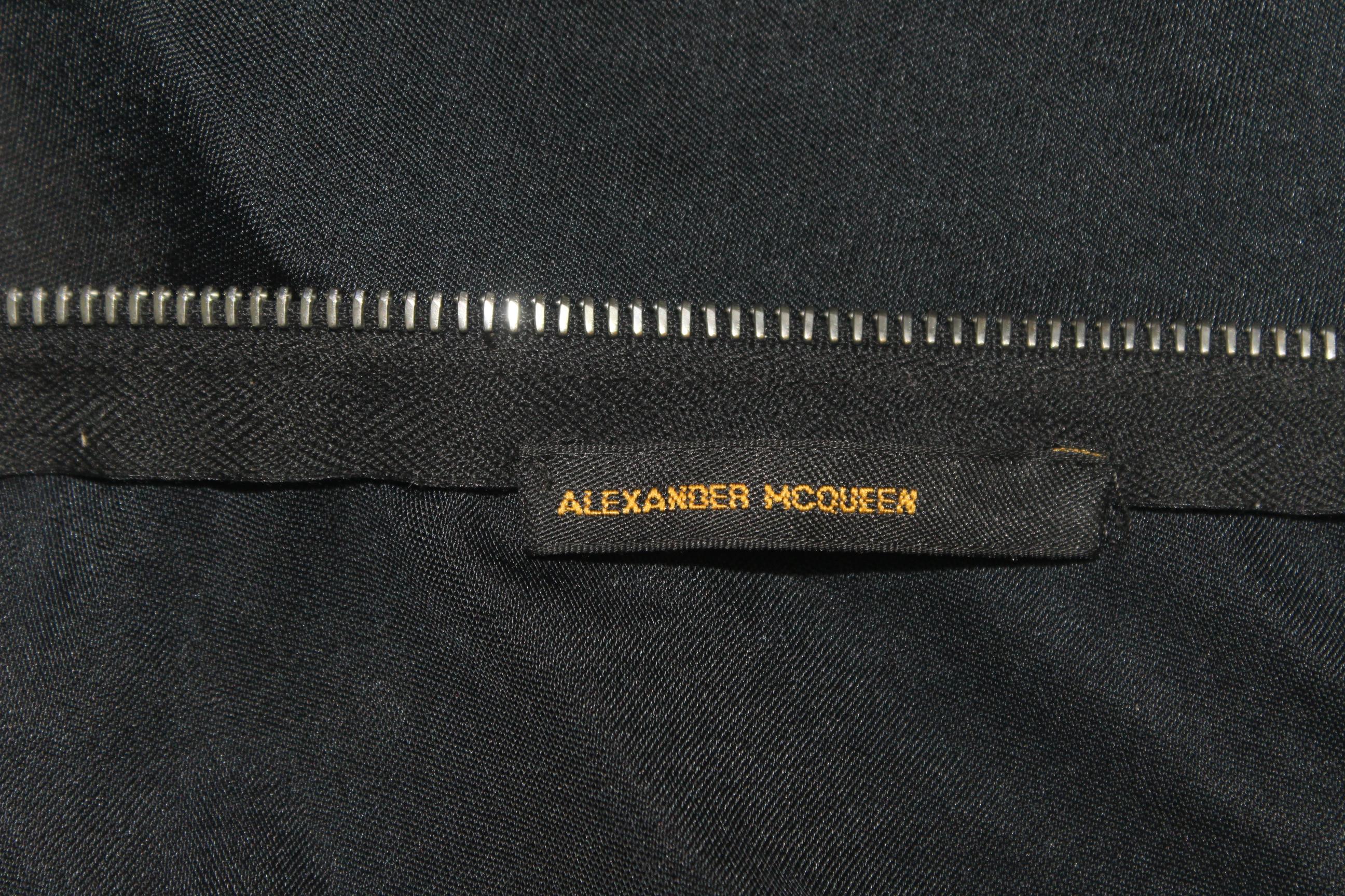 Alexander McQueen Zipper T-Shirt Spring/Summer 1997 Show For Sale 8