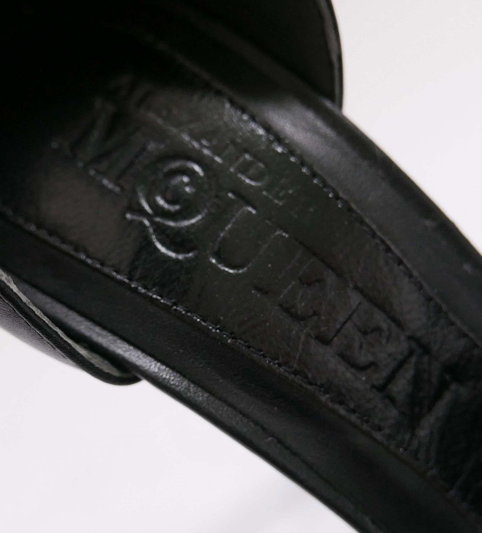 Alexander McQueen zipper trim sandals For Sale 1