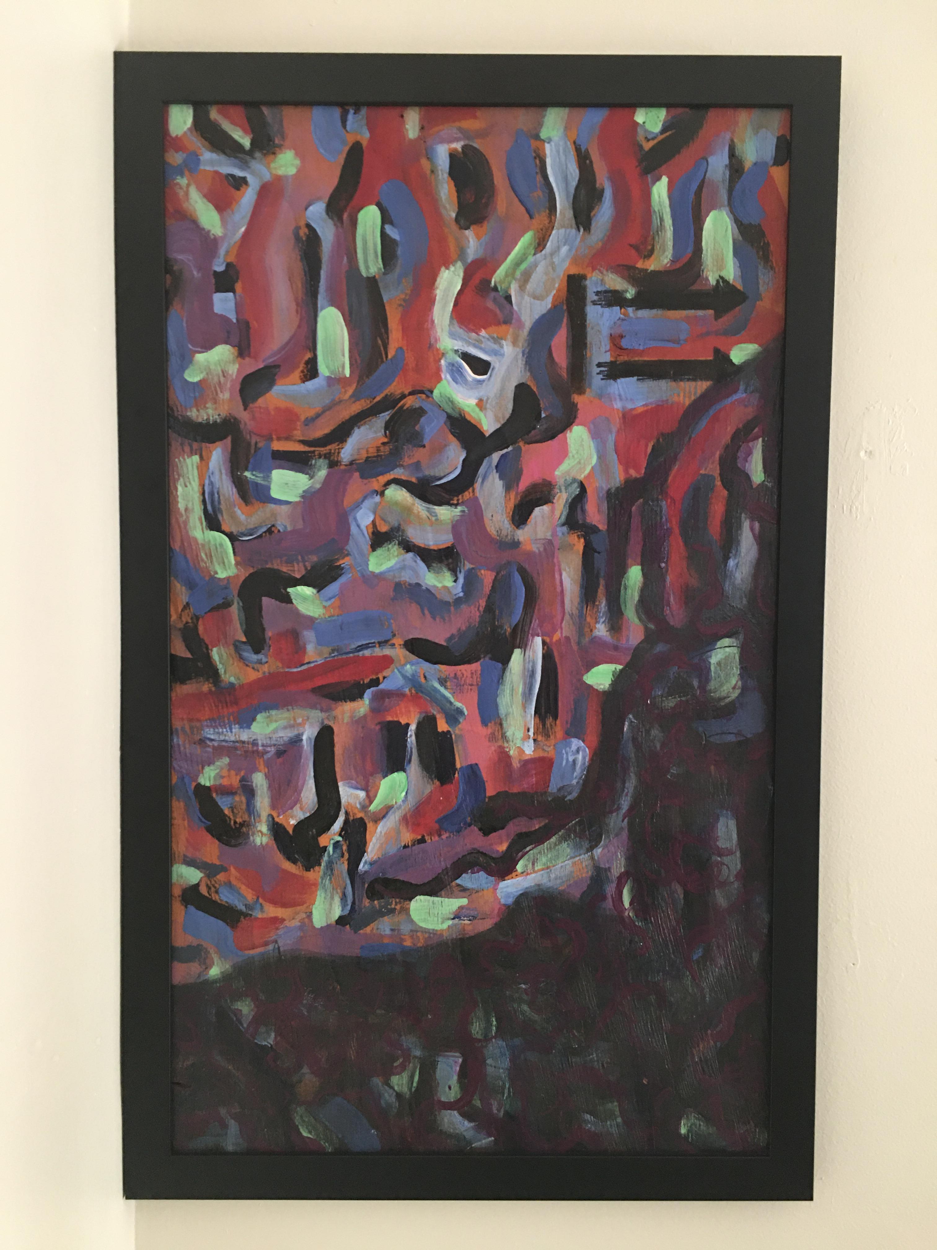 Alexander McVickar Abstract Painting - Martyrs Grave