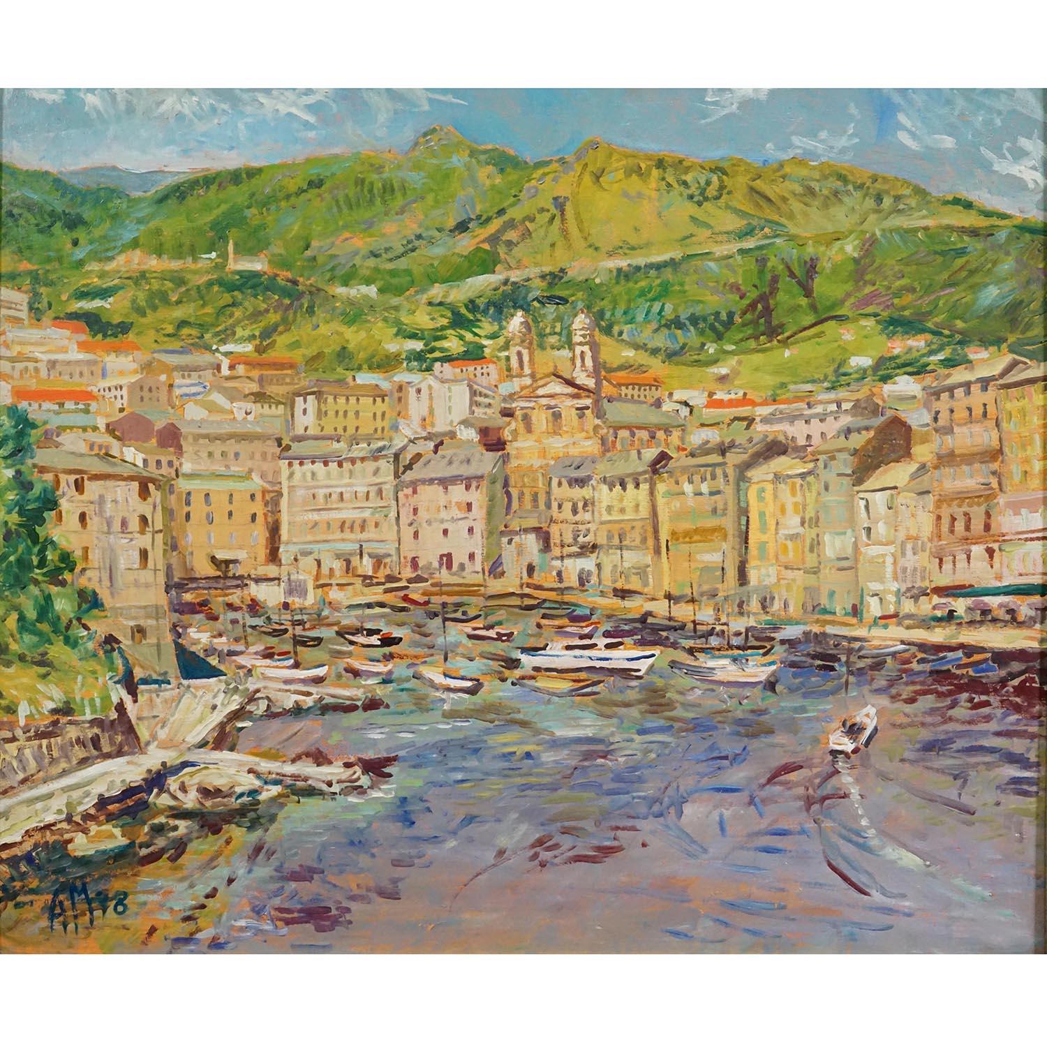 Altro Alexander Michael Pittura ad olio - Bastia, Corsica, 1978 in vendita