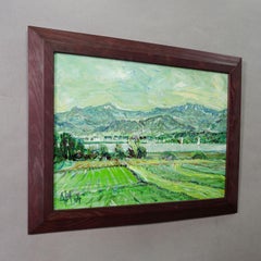Alexander Michael - Oil Painting Chiemsee near Hochstaedt, 1994