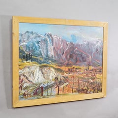 Alexander Michael Oil Painting – South Tyrol, 1976