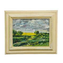 Alexander Michael Oil Painting – Summer Landscape, 1978