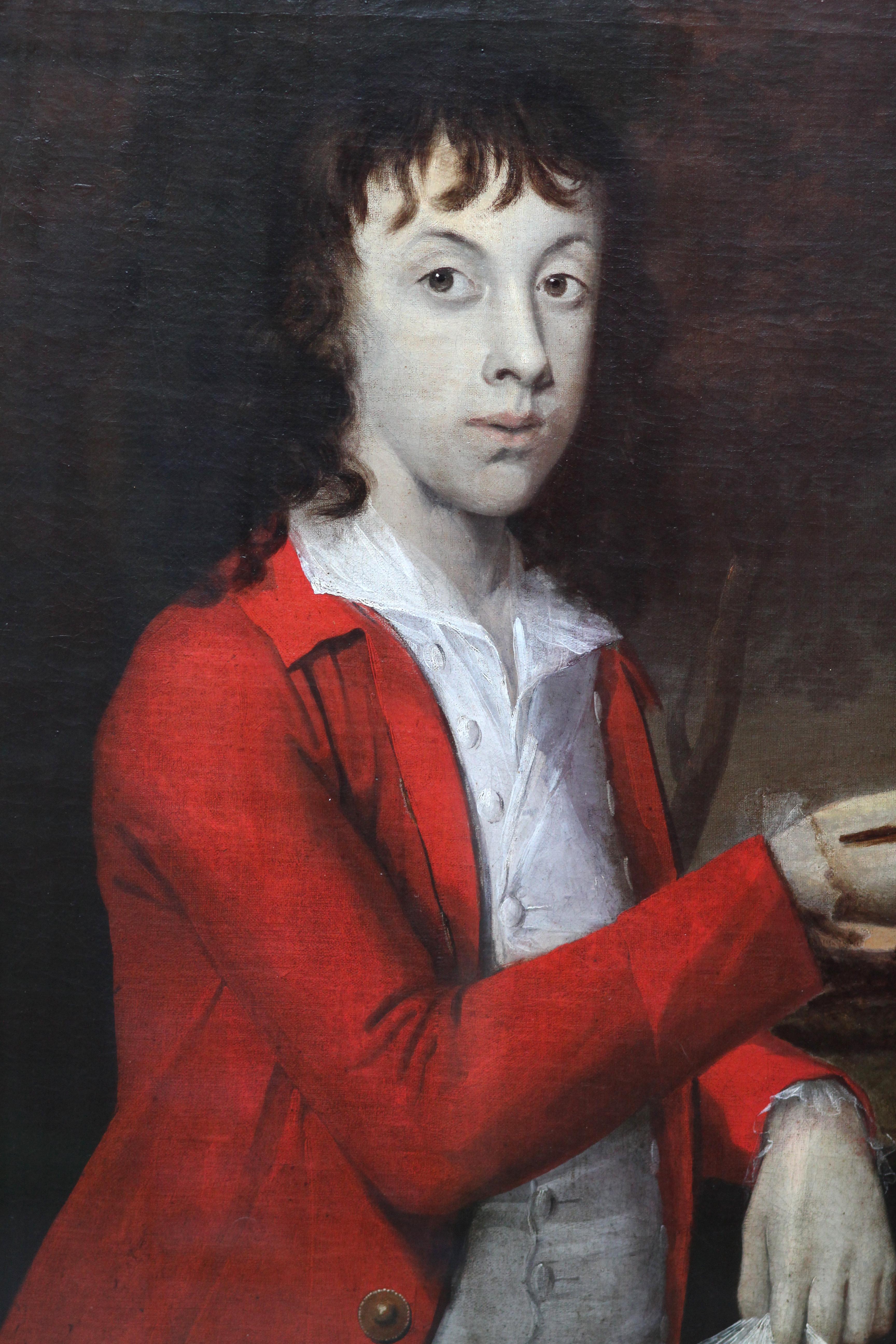 Portrait of Boy Painting - Thomas or John Wagstaff - Scottish 18thC oil painting 1