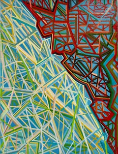 1980er Jahre Modernist Abstrakter Expressionist Ölgemälde Russischer Künstler Alexander Ney