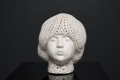 Buste figuratif en terre cuite, Alexander Ney, « impératrice », 2019